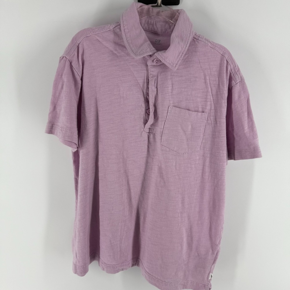 Gap Polo Shirt Kids Medium Light Pink Performance Sports Resort Wear Golf Tennis
